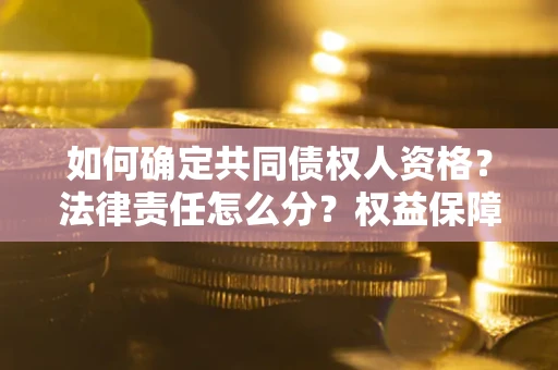 武汉如何确定共同债权人资格？法律责任怎么分？权益保障技巧揭秘！