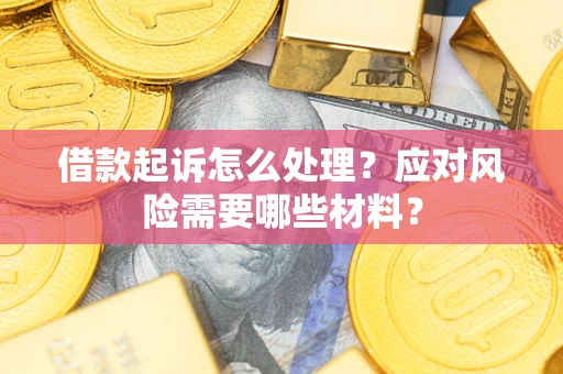 武汉借款起诉怎么处理？应对风险需要哪些材料？