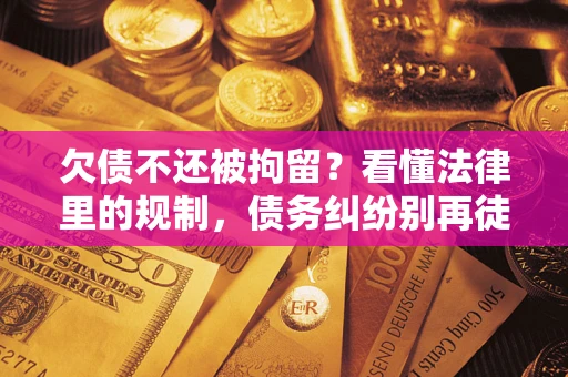 武汉欠债不还被拘留？看懂法律里的规制，债务纠纷别再徒劳奔波
