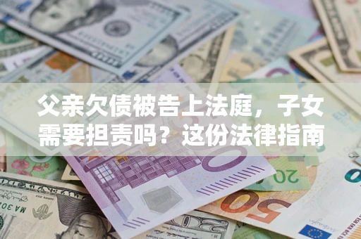 武汉父亲欠债被告上法庭，子女需要担责吗？这份法律指南必须看完