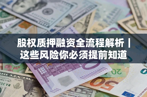 武汉股权质押融资全流程解析｜这些风险你必须提前知道
