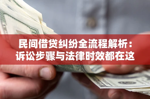 武汉民间借贷纠纷全流程解析：诉讼步骤与法律时效都在这儿了