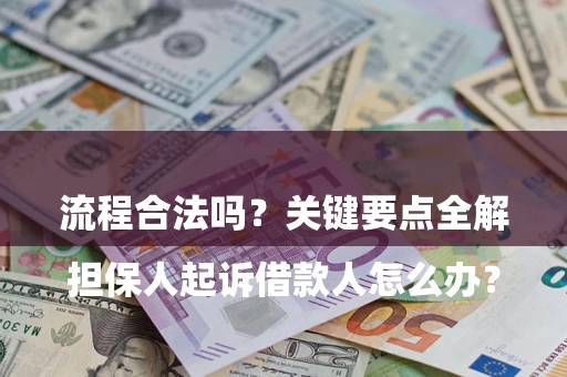武汉

担保人起诉借款人怎么办？流程合法吗？关键要点全解析