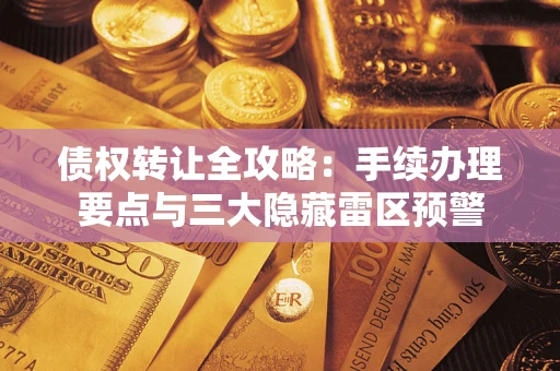 武汉债权转让全攻略：手续办理要点与三大隐藏雷区预警